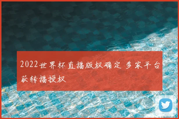2022世界杯直播版权确定 多家平台获转播授权